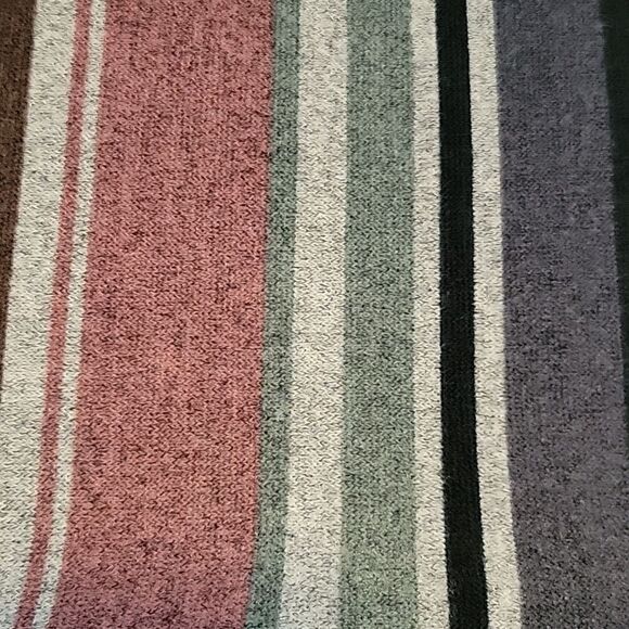 EC EGS CALIFORNIA KNIT STRIPED PULLOVER DRESS W/ POCKETS SZ.M - Picture 4 of 5